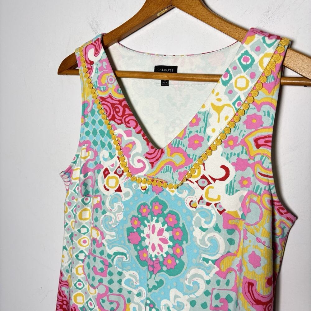 Talbots Multicolored Medallion Interlock Paisley … - image 3